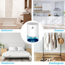 AIRBAN® Extreem stille Luchtontvochtiger met Slaap Modus - Perfecte Condensdroger voor badkamers - Slaapkamers - Caravans - Ontvochtigd 350ml per dag - 2-in-1 Luchtreiniger & Dehumidifier