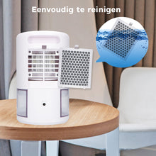 AIRBAN® Extreem stille Luchtontvochtiger met Slaap Modus - Perfecte Condensdroger voor badkamers - Slaapkamers - Caravans - Ontvochtigd 350ml per dag - 2-in-1 Luchtreiniger & Dehumidifier