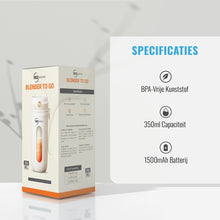 SEZGoods Blender To Go - Inclusief Rietje - Portable - Mini Blender - Draadloos