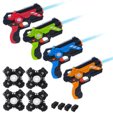Complete Lasergame Set Voor Kinderen - 4 Personen - Inclusief Vest - Lasergame pistolen - Speelgoed Pistool