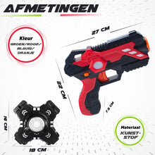 Complete Lasergame Set Voor Kinderen - 4 Personen - Inclusief Vest - Lasergame pistolen - Speelgoed Pistool