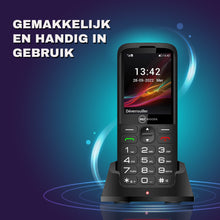 Senioren Telefoon Grote Toetsen - Zwart - Senioren GSM - Senioren Mobiele Telefoon 3G