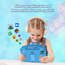Sez Goods Kindertablet - 64GB - 10 Inch - Incl Hoesje, Screenprotector, Oordopjes - Kids Tablet - Android 12.0 - Kindertablet vanaf 3 jaar - Blauw