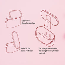 Beautycase Met LED Spiegel- Roze - Make Up Organizer - Make Up Koffer Meisjes - Make Up Koffer Kinderen - Make Up Set Voor Meisjes - Reisformaat