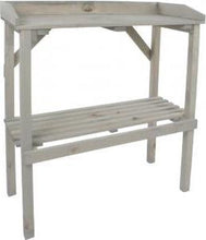 Luxury Garden Work Table - Gray - Spruce Wood - 38x78x82 (lxwxh) - Outdoor Potting Table - Plant Table - Garden Workbench