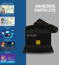 STOBE eID Kaartlezer België - Identiteitskaartlezer & multi Card Reader - SD - SIM - TF - Kaartlezer Identiteitskaart België