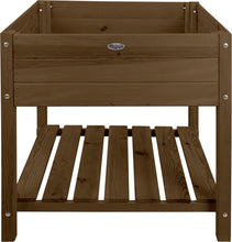 Luxury Growing Table - Brown - Spruce - 80x40x80 (lxwxh) - Growing box on legs - Vegetable garden table - Herb table - Seed box