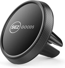 SezGoods Prime Magnet Phone Holder - Karbon Black - Magneet Telefoonhouder Auto - Telefoonhouder Auto Ventilatie - Telefoonhouders Auto Magnetisch