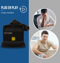 STOBE eID Kaartlezer België - Identiteitskaartlezer & multi Card Reader - SD - SIM - TF - Kaartlezer Identiteitskaart België