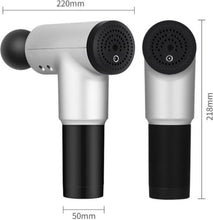 Multifunctionele Massagegun - Incl. 4 opzetstukken - Grijs - Massage pistool - Theragun - Hypervolt - Massage