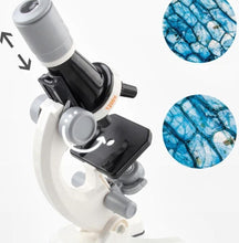 Microscoop met accessoires - Inclusief 12 Extra Preparaten - Kindermicroscoop - Tot X1200 - Microscoop voor kinderen - Educatief Speelgoed - Kinder Microscoop - Microscope - Telescope