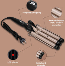 Professionele Wafeltang Haar - Wave Krultang - Golvenkrultang - Waver - Wavertang - Mini Krultang