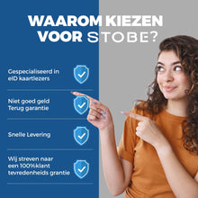 STOBE eID Kaartlezer België - Identiteitskaartlezer & multi Card Reader - SD - SIM - TF - Kaartlezer Identiteitskaart België