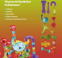 Marble Run Pipeline Toys Set - 93 Delig - Inclusief 30 Knikkers - Marble Rush - Knikkerbaan - Leuk als Cadeau
