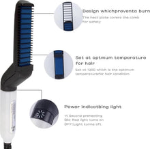 Baard Stijltang - Baard Borstel - Baard Straightener - Baardstyler - Haarverzorging - Voor Dun en Dik Haar - Hot Comb