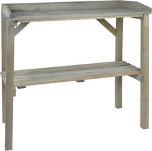 Luxury Garden Work Table - Gray - Spruce Wood - 38x78x82 (lxwxh) - Outdoor Potting Table - Plant Table - Garden Workbench