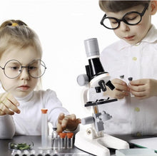 Microscoop met accessoires - Inclusief 12 Extra Preparaten - Kindermicroscoop - Tot X1200 - Microscoop voor kinderen - Educatief Speelgoed - Kinder Microscoop - Microscope - Telescope