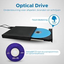 Universele CD Speler Voor Laptop - CD Speler Draagbare - CD Speler Met USB - CD-Spelercomponent - Externe CD Speler - Externe DVD Speler Voor Laptop