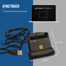 STOBE eID Kaartlezer België - Identiteitskaartlezer & multi Card Reader - SD - SIM - TF - Kaartlezer Identiteitskaart België