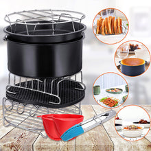 Luxury Airfryer Accessories - 8 Piece Set - 20 cm - Airfryer Baking Mold - Airfryer Baking Set