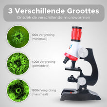 Microscoop met accessoires - Inclusief 12 Extra Slides - Kindermicroscoop 100X-900X - Microscoop voor kinderen - Educatief Speelgoed - Kinder Microscoop - Microscope - Telescope - Leuk Als Cadeau
