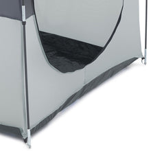 Luxury Shower Tent - Gray/Red - 110x110x190 (lxwxh) - Shed tent Camping - Changing tent - Water resistant - Foldable - Incl. Storage bag