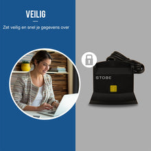 STOBE eID Kaartlezer België - Identiteitskaartlezer & multi Card Reader - SD - SIM - TF - Kaartlezer Identiteitskaart België
