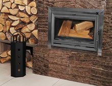 Luxury Fireplace Set - 4 Piece - Black - Fireplace Set - Fireplace Set - Fireplace Set for Wood Stove - Fire Poker - Broom - Poker - Shovel