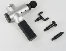 Multifunctionele Massagegun - Incl. 4 opzetstukken - Grijs - Massage pistool - Theragun - Hypervolt - Massage