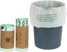 Organic waste bags - Compostable garbage bags 10 Liters - 1 roll = 50 bags - Biodegradable waste bags