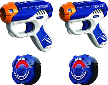Komplettes Lasertag-Set für Kinder – 2 Personen – Blau/Weiß