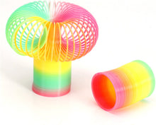 Magic Spring Trapveer  - Regenboog kleur - Magic spring - Mini traploper - Spiraal - Loopveer - Trapveren voor kinderen vanaf 3 jaar