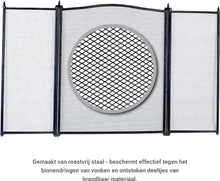 Scherm Voor Openhaard Met Hendel - Haardscherm - Vonkenscherm - Staal