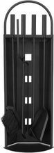 Luxury Fireplace Set - 4 Piece - Black - Fireplace Set - Fireplace Set - Fireplace Set for Wood Stove - Fire Poker - Broom - Poker - Shovel