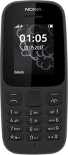 Nokia 105 - 4e Editie - Zwart - Dual Sim - Simlock vrij - Prepaid telefoon met simkaart