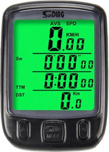 Multifunctionele Fietscomputer - Fiets Snelheidsmeter - 27 functies - Kilometerteller voor Fiets of Motor - Waterdicht - Dag & Nachtmodus - Zwart