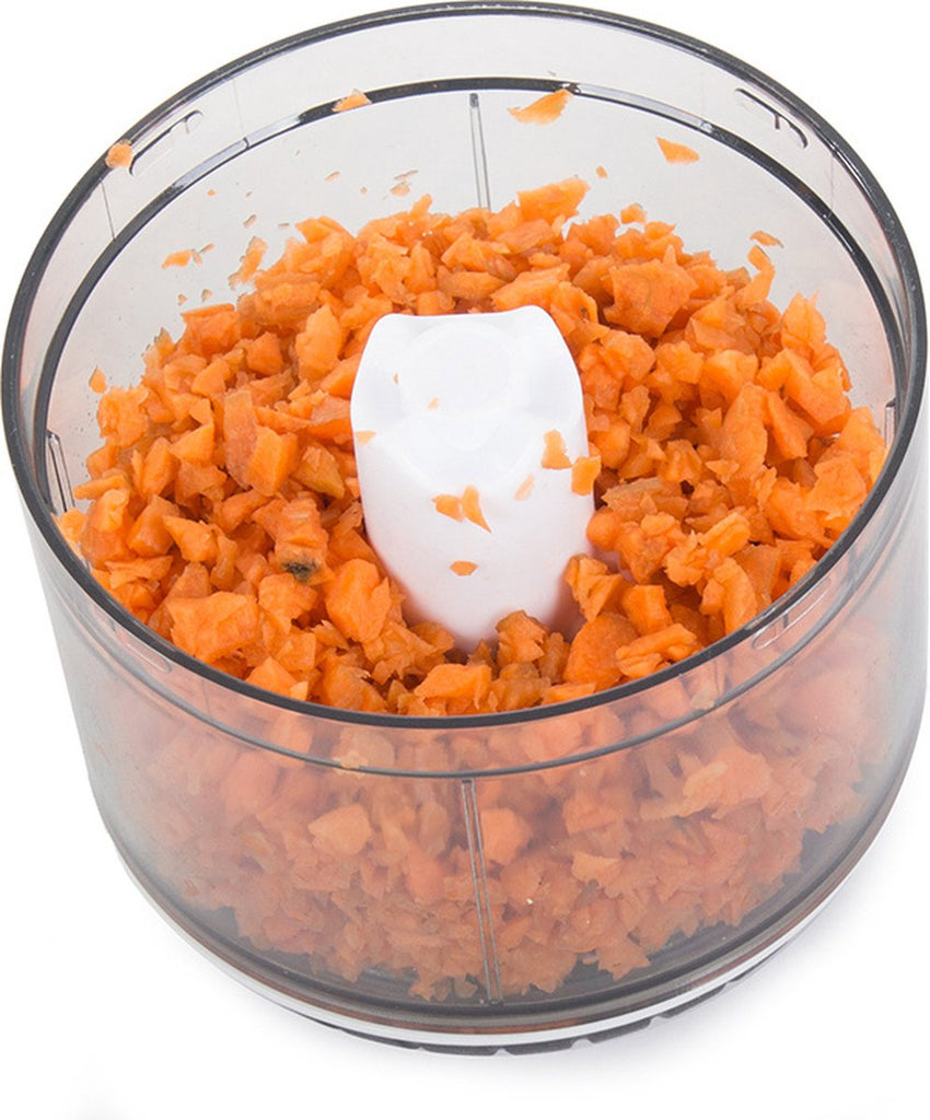 Handmatige Food Chopper Pull String, Hand Food Shredder met roestvrijstalen messen 900ml, groentehakper, uiensnijder, knoflookhakper, handmatige keukenmachine geschikt voor uien, knoflook, kruiden