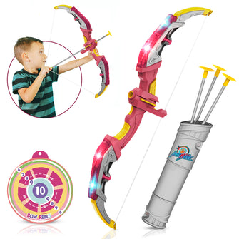 Complete Bow and Arrow Set - Bow and Arrow Children - Archery - 63x13x2cm - Longbow - Bow and Arrow Adults - Bow and Arrow Toys