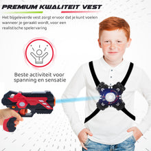 Complete Lasergame Set Voor Kinderen - 2 Personen - Inclusief Vest - Lasergame pistolen - Speelgoed Pistool