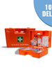 SEZGoods Ehbo Koffer - 105 Delig - Met Wandhouder - Ehbo Doos - Ehbo Kit - Verbanddoos Voor Thuis, Kantoor & Auto - Verbandtrommel