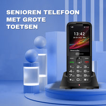 Senioren Telefoon Grote Toetsen - Zwart - Senioren GSM - Senioren Mobiele Telefoon 3G