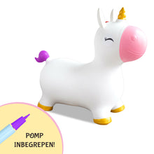 SEZGoods Skippy Dier Unicorn - Wit - Inclusief Pomp - Vanaf 18 Maanden
