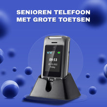 Senioren Mobiele Telefoon 4G - Senioren Telefoon Grote Toetsen - Zwart - Senioren GSM