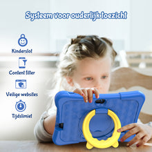 Sez Goods Kindertablet - 32GB - 7 Inch - Incl Hoesje, Screenprotector, Oordopjes - Kids Tablet - Android 11.0 - Kindertablet vanaf 3 jaar - Blauw