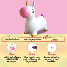 SEZGoods Skippy Dier Unicorn - Wit - Inclusief Pomp - Vanaf 18 Maanden