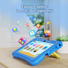 Sez Goods Kindertablet - 32GB - 7 Inch - Incl Hoesje, Screenprotector, Oordopjes - Kids Tablet - Android 11.0 - Kindertablet vanaf 3 jaar - Blauw