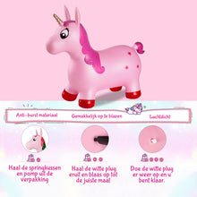 SEZGoods Skippy Dier Unicorn - Roze - Inclusief Pomp - Vanaf 18 Maanden