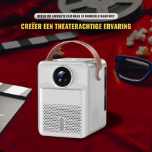 Draagbare Mini Beamer - 1280×720 - USB - HDMI - Streamen Vanaf Je Telefoon Met WiFi - Mini Beamer Smartphone - Mini Projector Smartphone