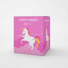 SEZGoods Skippy Dier Unicorn - Wit - Inclusief Pomp - Vanaf 18 Maanden