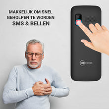 Senioren Telefoon Grote Toetsen - Zwart - Senioren GSM - Senioren Mobiele Telefoon 3G